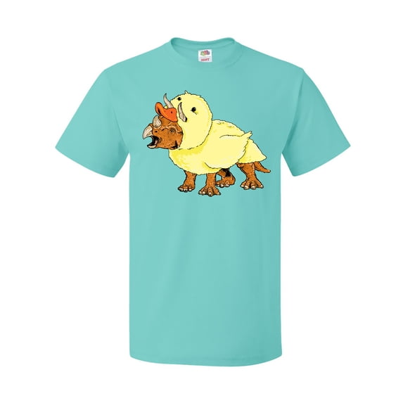 Inktastic Easter Duck Triceratops T-Shirt