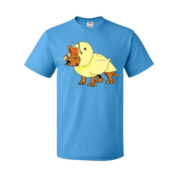 Inktastic Easter Duck Triceratops T-Shirt