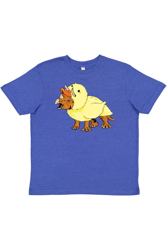 Easter Duck Triceratops Youth T-Shirt