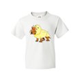 thumbnail image 1 of Inktastic Easter Duck Triceratops Youth T-Shirt, 1 of 5