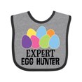 thumbnail image 1 of Inktastic Easter Egg Hunt Boys or Girls Baby Bib, 1 of 4