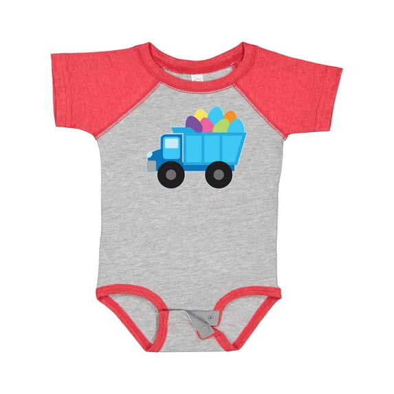 Inktastic Easter Egg Truck Boys Boys Baby Bodysuit