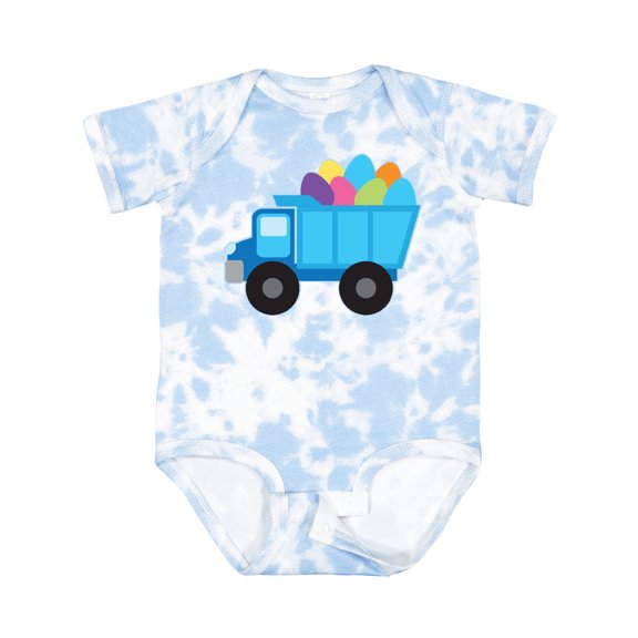Inktastic Easter Egg Truck Boys Boys Baby Bodysuit