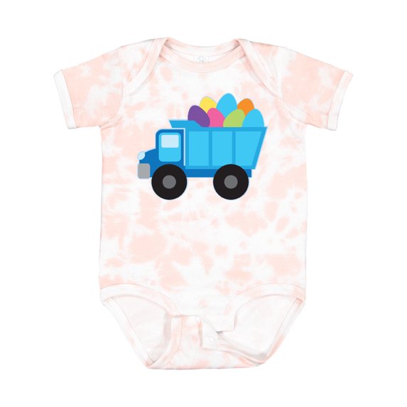 Inktastic Easter Egg Truck Boys Boys Baby Bodysuit