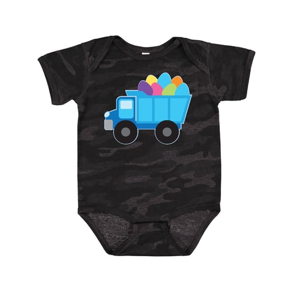 Inktastic Easter Egg Truck Boys Boys Baby Bodysuit