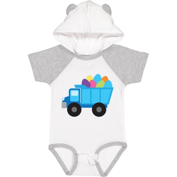 Inktastic Easter Egg Truck Boys Boys Baby Bodysuit