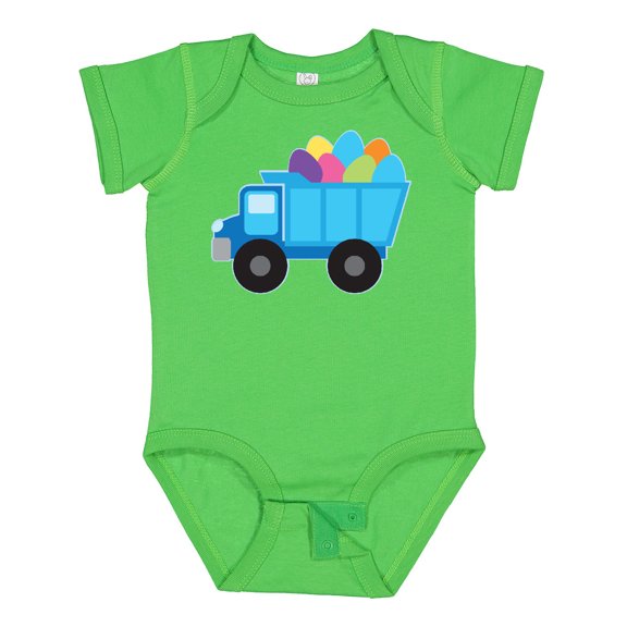 Inktastic Easter Egg Truck Boys Boys Baby Bodysuit