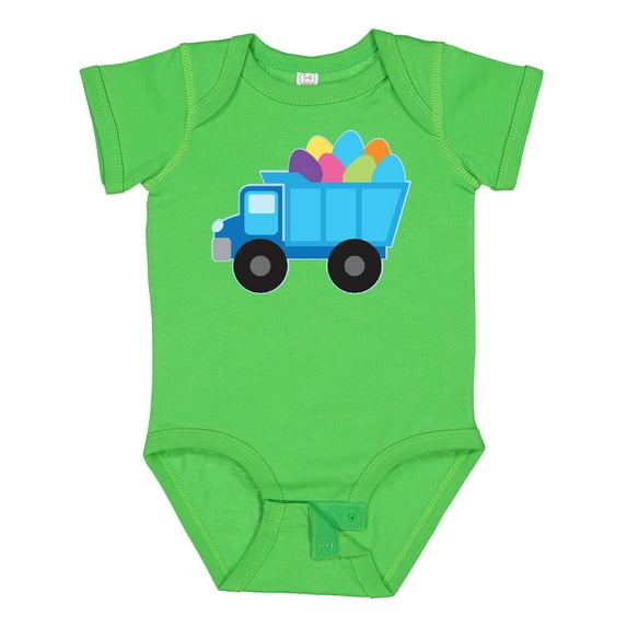 Inktastic Easter Egg Truck Boys Boys Baby Bodysuit