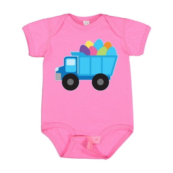 Inktastic Easter Egg Truck Boys Boys Baby Bodysuit
