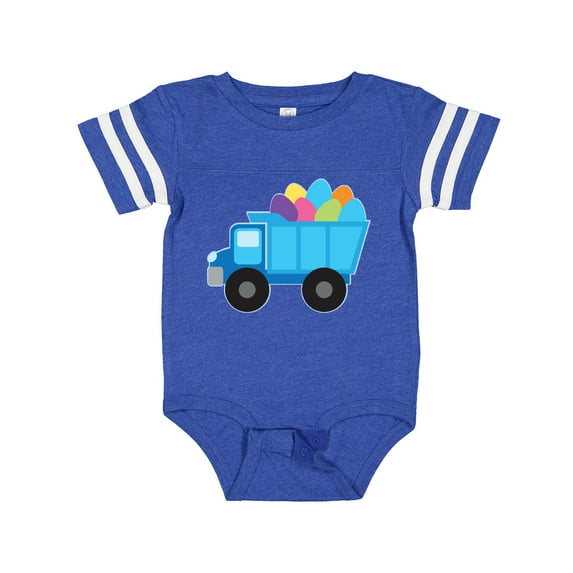 Inktastic Easter Egg Truck Boys Boys Baby Bodysuit