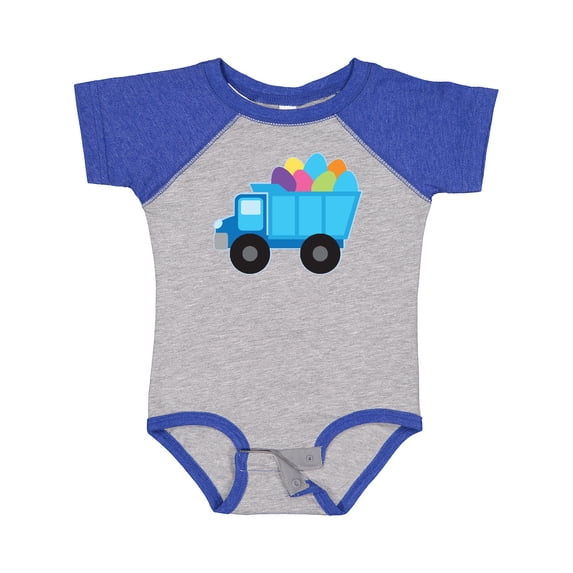 Inktastic Easter Egg Truck Boys Boys Baby Bodysuit
