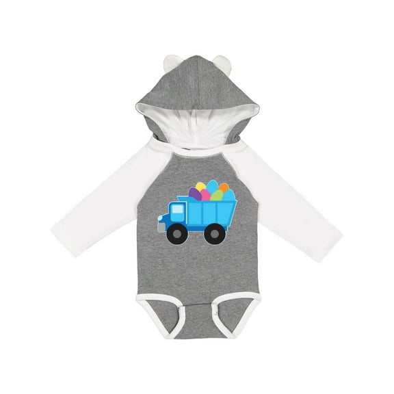 Inktastic Easter Egg Truck Boys Boys Long Sleeve Baby Bodysuit