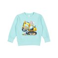 thumbnail image 1 of Inktastic Easter Excavator Bunny Ears Egg Hunt Toddler Sweatshirt, 1 of 4