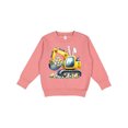 thumbnail image 1 of Inktastic Easter Excavator Bunny Ears Egg Hunt Toddler Sweatshirt, 1 of 4