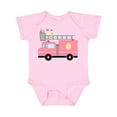 thumbnail image 1 of Inktastic Easter Fire Truck Egg Hunt Bunny Boys or Girls Baby Bodysuit, 1 of 5