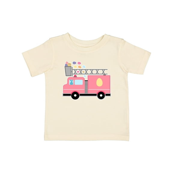 Inktastic Easter Fire Truck Egg Hunt Bunny Boys or Girls Baby T-Shirt