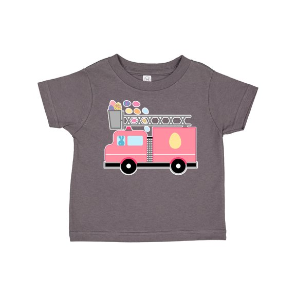 Inktastic Easter Fire Truck Egg Hunt Bunny Boys or Girls Toddler T-Shirt
