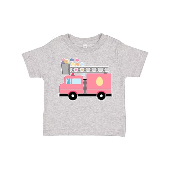 Inktastic Easter Fire Truck Egg Hunt Bunny Boys or Girls Toddler T-Shirt