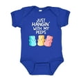 thumbnail image 1 of Inktastic Easter Hangin' with My Peeps Boys or Girls Baby Bodysuit, 1 of 5
