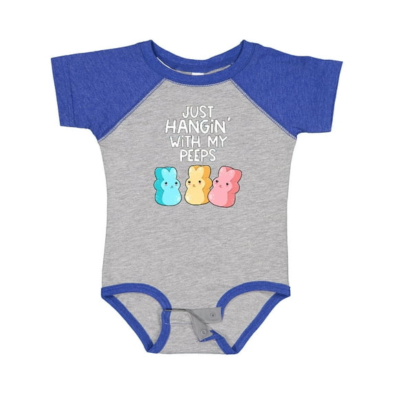 Inktastic Easter Hangin' with My Peeps Boys or Girls Baby Bodysuit