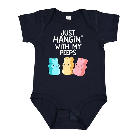 Inktastic Easter Hangin' with My Peeps Boys or Girls Baby Bodysuit