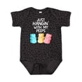 thumbnail image 1 of Inktastic Easter Hangin' with My Peeps Boys or Girls Baby Bodysuit, 1 of 5