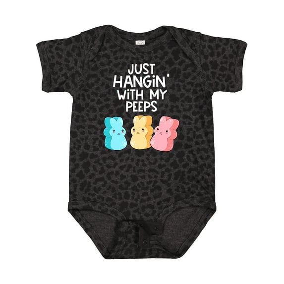 Inktastic Easter Hangin' with My Peeps Boys or Girls Baby Bodysuit