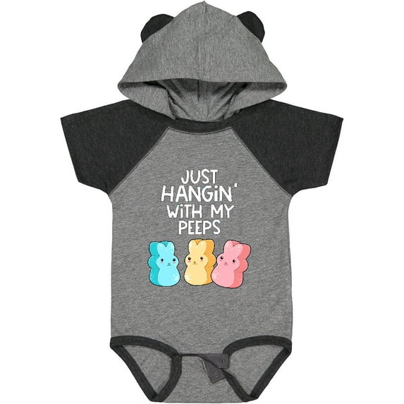 Inktastic Easter Hangin' with My Peeps Boys or Girls Baby Bodysuit