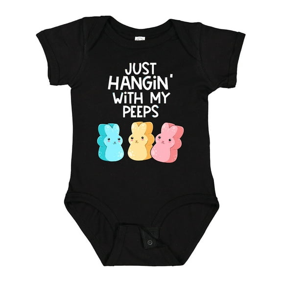 Inktastic Easter Hangin' with My Peeps Boys or Girls Baby Bodysuit