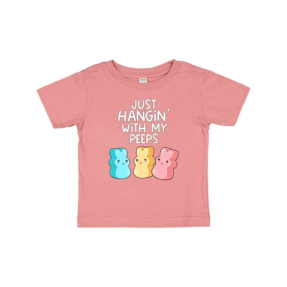 Inktastic Easter Hangin' with My Peeps Boys or Girls Baby T-Shirt
