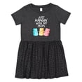 thumbnail image 1 of Inktastic Easter Hangin' with My Peeps Girls Toddler Dress, 1 of 5