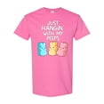thumbnail image 1 of Inktastic Easter Hangin' with My Peeps T-Shirt, 1 of 5
