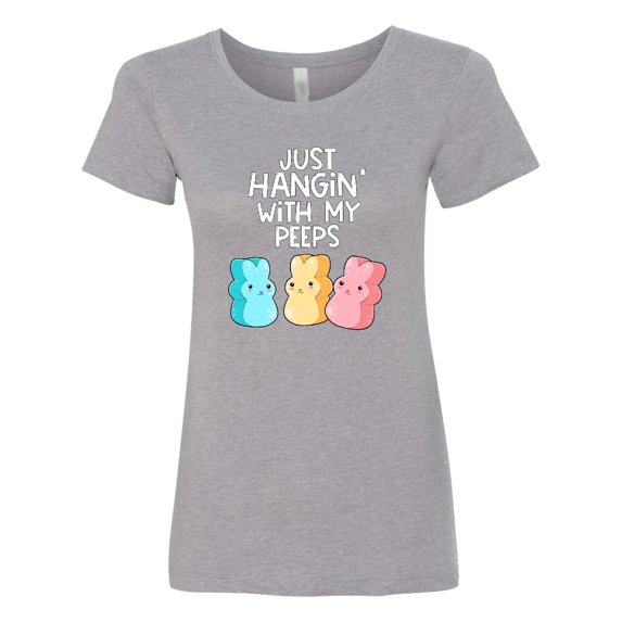 Inktastic Easter Hangin' with My Peeps Women's T-Shirt
