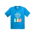 thumbnail image 1 of Inktastic Easter Hangin' with My Peeps Youth T-Shirt, 1 of 5
