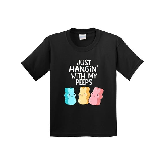 Inktastic Easter Hangin' with My Peeps Youth T-Shirt