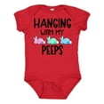 thumbnail image 1 of Inktastic Easter Hanging with My Peeps Pastel Bunnies Boys or Girls Baby Bodysuit, 1 of 5