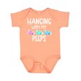 thumbnail image 1 of Inktastic Easter Hanging with My Peeps Pastel Bunnies Boys or Girls Baby Bodysuit, 1 of 5