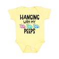 thumbnail image 1 of Inktastic Easter Hanging with My Peeps Pastel Bunnies Boys or Girls Baby Bodysuit, 1 of 5