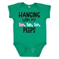 thumbnail image 1 of Inktastic Easter Hanging with My Peeps Pastel Bunnies Boys or Girls Baby Bodysuit, 1 of 5