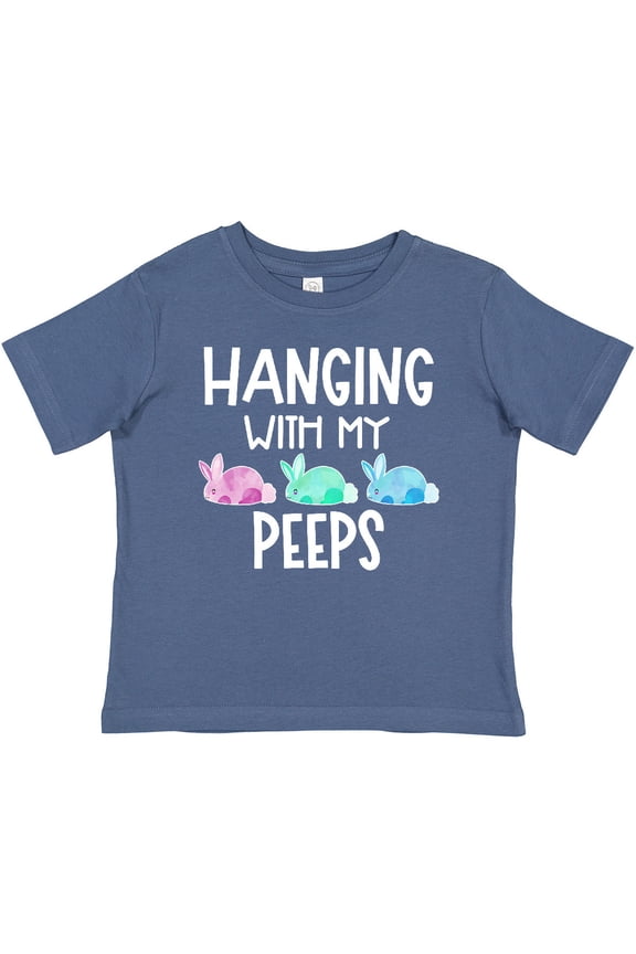 Easter Hanging with My Peeps Pastel Bunnies Boys or Girls Baby T-Shirt