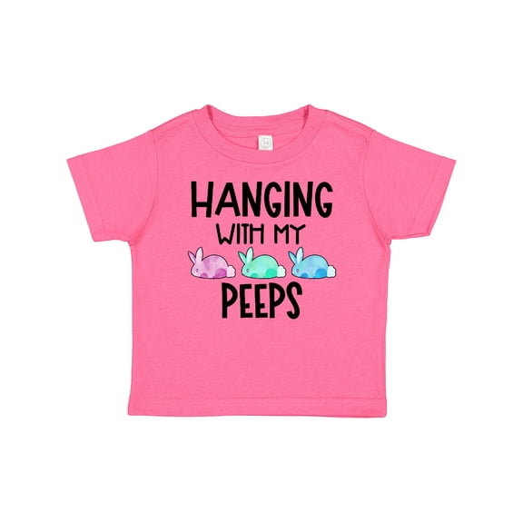 Inktastic Easter Hanging with My Peeps Pastel Bunnies Boys or Girls Baby T-Shirt