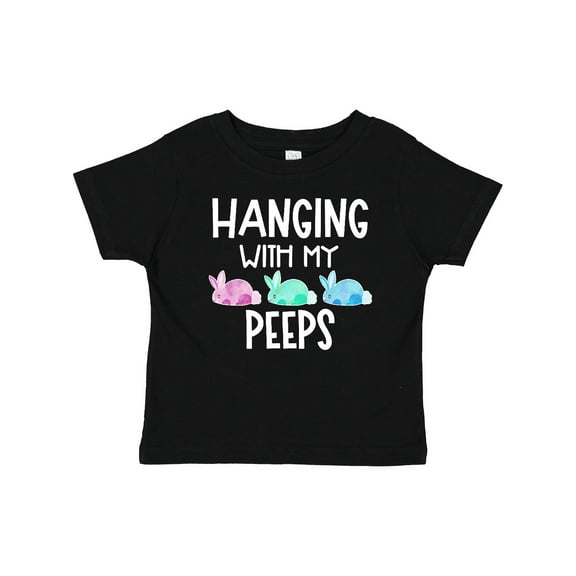 Inktastic Easter Hanging with My Peeps Pastel Bunnies Boys or Girls Baby T-Shirt