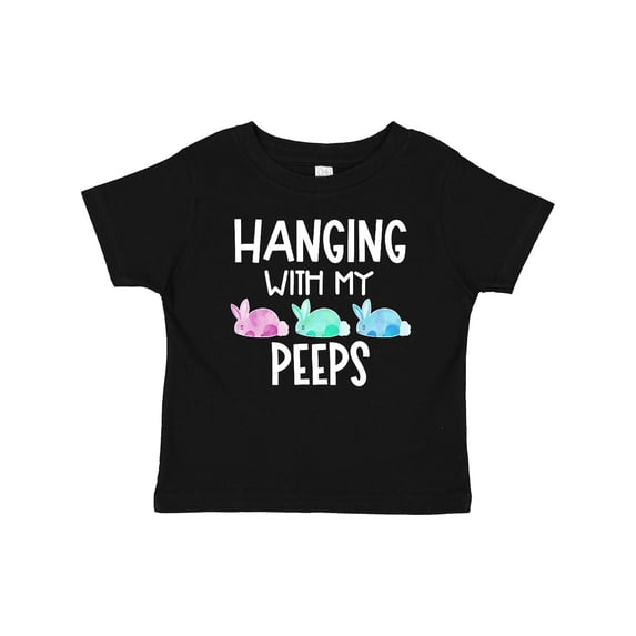 Inktastic Easter Hanging with My Peeps Pastel Bunnies Boys or Girls Baby T-Shirt