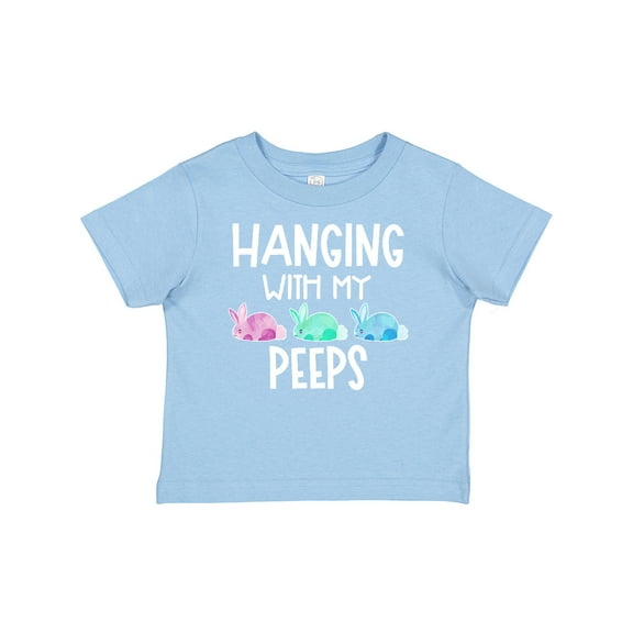 Inktastic Easter Hanging with My Peeps Pastel Bunnies Boys or Girls Baby T-Shirt