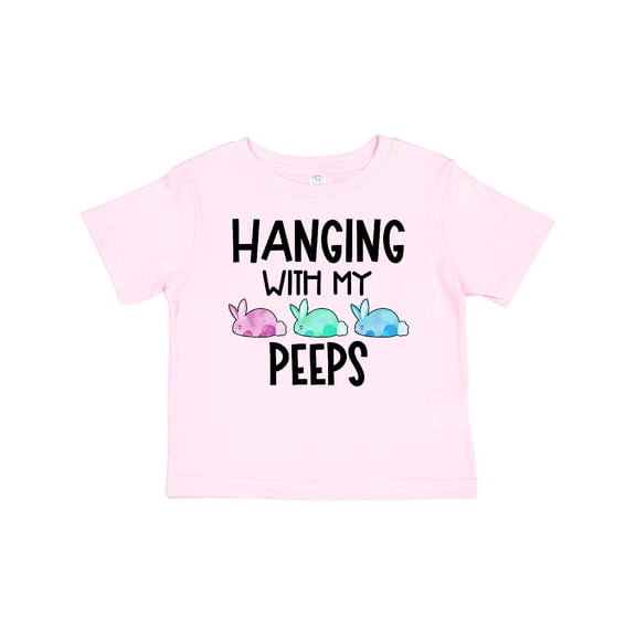Inktastic Easter Hanging with My Peeps Pastel Bunnies Boys or Girls Baby T-Shirt
