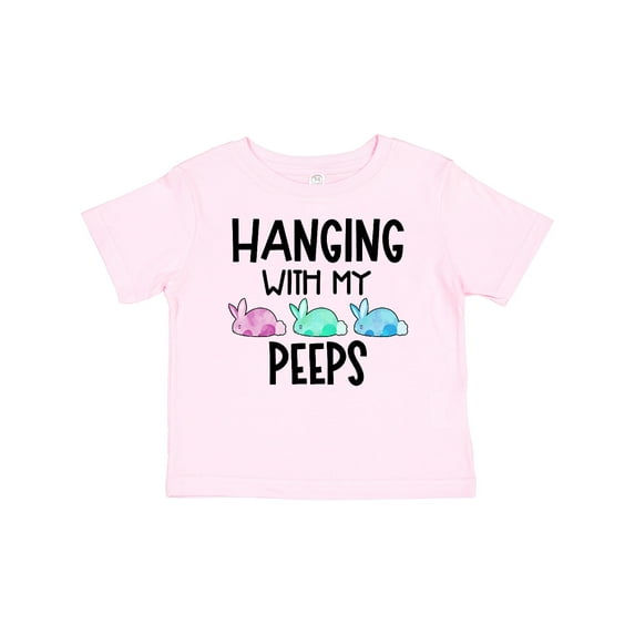 Inktastic Easter Hanging with My Peeps Pastel Bunnies Boys or Girls Baby T-Shirt