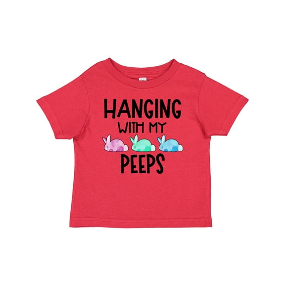 Inktastic Easter Hanging with My Peeps Pastel Bunnies Boys or Girls Baby T-Shirt