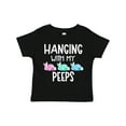 thumbnail image 1 of Inktastic Easter Hanging with My Peeps Pastel Bunnies Boys or Girls Toddler T-Shirt, 1 of 5