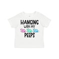 thumbnail image 1 of Inktastic Easter Hanging with My Peeps Pastel Bunnies Boys or Girls Toddler T-Shirt, 1 of 5