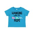 thumbnail image 1 of Inktastic Easter Hanging with My Peeps Pastel Bunnies Boys or Girls Toddler T-Shirt, 1 of 5